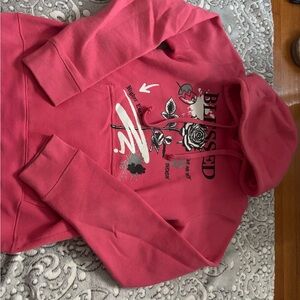 Rue21 Pink Graphic Hoodie